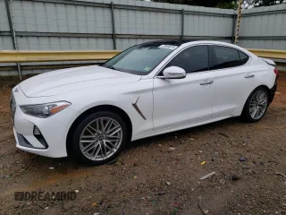 2020 Genesis G70 2.0T with VIN KMTG34LA6LU062826, listed as a Copart auction lot 72949874 with 29,917 mi miles and Salvage Title. Bid and sale history available at carsss.com. Image 1.