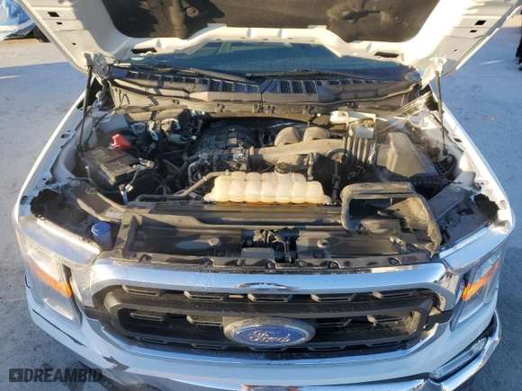 2022 Ford F-150 XL with VIN 1FTEW1CB8NKF27271, listed as a Copart auction lot 42494135 with 41,306 mi miles and Salvage Title. Bid and sale history available at carsss.com. Image 11.