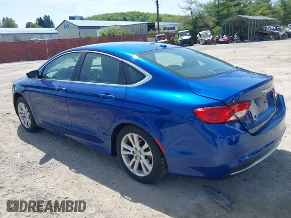 2015 Chrysler 200 Limited with VIN 1C3CCCAB6FN527952, listed as a IAAI auction lot 42165572 with 60,335 mi miles and . Bid and sale history available at DreamBid. Image 3.
