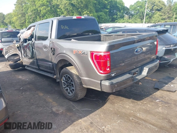 2022 Ford F-150 XL with VIN 1FTFW1E50NKE88686, listed as a IAAI auction lot 42155290 with 163,960 mi miles and . Bid and sale history available at DreamBid. Image 3.