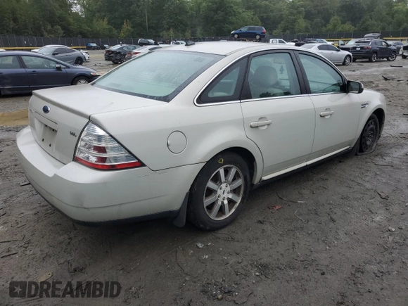 2008 Ford Taurus SEL with VIN 1FAHP24W78G154447, listed as a Copart auction lot 73690124 with 175,261 mi miles and Salvage Title. Bid and sale history available at carsss.com. Image 3.