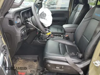 2025 Jeep Wrangler Rubicon with VIN 1C4RJXR61SW513701, listed as a Copart auction lot 59692735 with 4,778 mi miles and Salvage title. Bid and sale history available at DreamBid. Image 7.