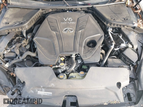 2019 Infiniti Q50 3.0t LUXE with VIN JN1EV7AP3KM541747, listed as a IAAI auction lot 40973538 with 43,139 mi miles. Bid and sale history available at carsss.com. Image 10.