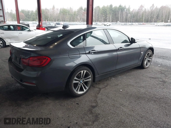 2018 BMW 4 Series 430i xDrive with VIN WBA4J3C57JBG95638, listed as a IAAI auction lot 41960833 with 108,504 mi miles and . Bid and sale history available at DreamBid. Image 4.