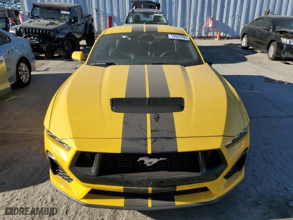 2024 Ford Mustang GT with VIN 1FA6P8CFXR5420293, listed as a Copart auction lot 78925494 with 59 mi miles and Salvage Title. Bid and sale history available at carsss.com. Image 5.