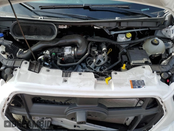 2023 Ford Transit Passenger XL with VIN 1FBAX2X86PKB35851, listed as a Copart auction lot 71126324 with 8,402 mi miles and Salvage Title. Bid and sale history available at DreamBid. Image 12.
