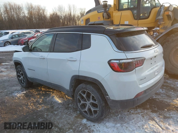 2024 Jeep Compass Limited with VIN 3C4NJDCN4RT155183, listed as a IAAI auction lot 41423240 with 6,287 mi miles and . Bid and sale history available at carsss.com. Image 3.