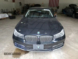 2017 BMW 7 Series 740i with VIN WBA7E2C36HG741125, listed as a Copart auction lot 55754185 with 90,305 mi miles and Clean Title. Bid and sale history available at DreamBid. Image 5.