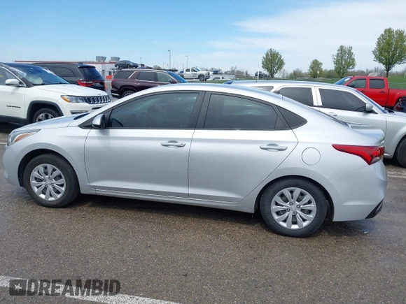 2022 Hyundai Accent SE with VIN 3KPC24A62NE167945, listed as a IAAI auction lot 41991124 with 26,376 mi miles and . Bid and sale history available at carsss.com. Image 14.