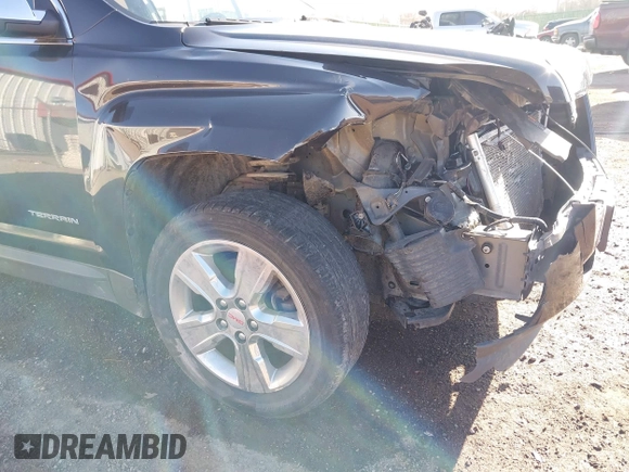 2015 GMC Terrain SLE with VIN 2GKALREK8F6316017, listed as a IAAI auction lot 41725193 with 112,206 mi miles. Bid and sale history available at carsss.com. Image 6.