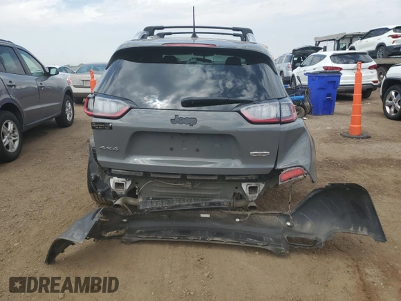 2019 Jeep Cherokee Latitude Plus with VIN 1C4PJMLX9KD393973, listed as a Copart auction lot 62123295 with 79,338 mi miles and Salvage title. Bid and sale history available at DreamBid. Image 6.