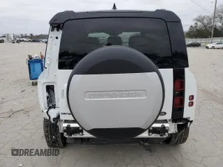 2021 Land Rover Defender S with VIN SALEJERX2M2050269, listed as a Copart auction lot 81032194 with 23,134 mi miles and Salvage title. Bid and sale history available at DreamBid. Image 6.