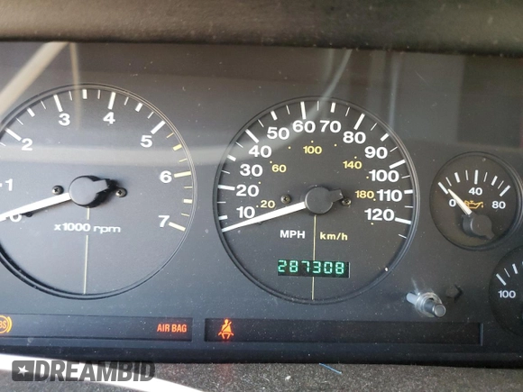 1996 Jeep Grand Cherokee z VIN 1J4FX78S6TC221815, wystawiony jako Copart lot #44000615 z przebiegiem 287 308 mil mil oraz Szkoda całkowita • Salvage title. Historia ofert i sprzedaży dostępna na DreamBid. Obrazek 9.
