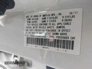 2018 Acura TLX w/A-SPEC Pkg with VIN 19UUB2F62JA008455, listed as a IAAI auction lot 41421336 with 1 mi miles. Bid and sale history available at carsss.com. Image 9.
