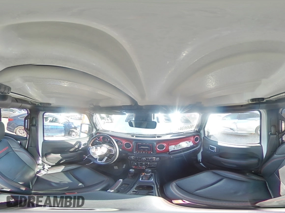 2022 Jeep Wrangler Unlimited Rubicon with VIN 1C4JJXFM1NW249982, listed as a Copart auction lot 78049534 with 17,834 mi miles and Salvage title. Bid and sale history available at DreamBid. Image 12.