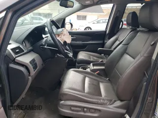 2014 Honda Odyssey EX-L with VIN 5FNRL5H67EB006410, listed as a Copart auction lot 47461745 with 133,774 mi miles and Salvage Title. Bid and sale history available at DreamBid. Image 7.
