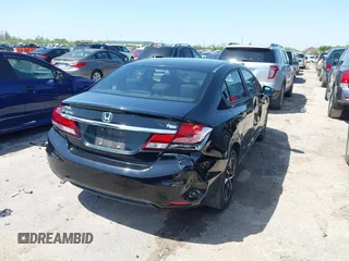 2015 Honda Civic EX z VIN 19XFB2F84FE033113, wystawiony jako IAAI lot #41857670 z przebiegiem 90 034 mil mil oraz . Historia ofert i sprzedaży dostępna na DreamBid. Obrazek 4.