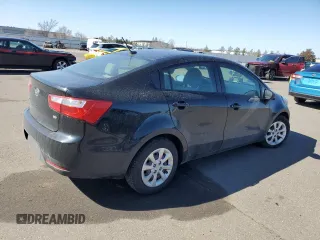 2015 Kia Rio LX with VIN KNADM4A37F6497167, listed as a Copart auction lot 49968245 with 98,517 mi miles and Salvage Title. Bid and sale history available at carsss.com. Image 3.