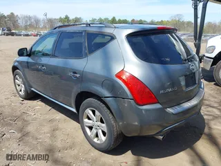 2007 Nissan Murano SL with VIN JN8AZ08W77W606636, listed as a IAAI auction lot 42095491 with 207,654 mi miles. Bid and sale history available at carsss.com. Image 3.