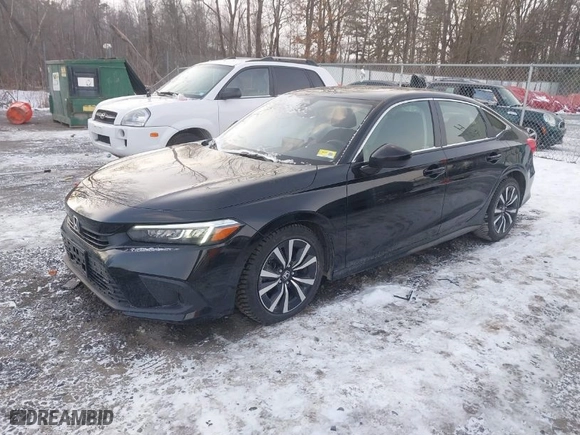 2022 Honda Civic Sedan EX with VIN JHMFE1F76NX002841, listed as a IAAI auction lot 41409713 with 38,556 mi miles. Bid and sale history available at carsss.com. Image 2.