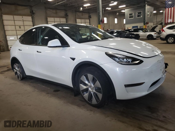 2023 Tesla Model Y Long Range z VIN 7SAYGDEE5PA067389, wystawiony jako Copart lot #54109625 z przebiegiem 24 849 mil mil oraz Szkody całkowita. Historia ofert i sprzedaży dostępna na DreamBid. Obrazek 4.