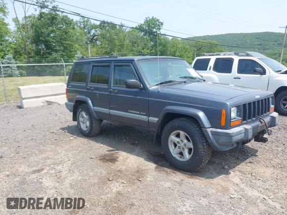2001 Jeep Cherokee Sport z VIN 1J4FF48S51L531033, wystawiony jako IAAI lot #42423910 z przebiegiem 90 438 mil mil oraz . Historia ofert i sprzedaży dostępna na DreamBid. Obrazek 1.