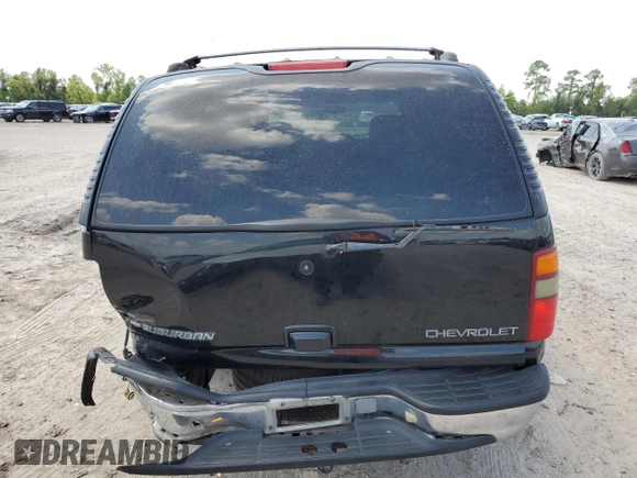 2001 Chevrolet Suburban LS with VIN 3GNEC16T81G168705, listed as a Copart auction lot 71161814 with 183,828 mi miles and Salvage Title. Bid and sale history available at carsss.com. Image 6.