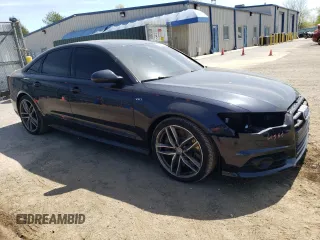 2016 Audi S6 Prestige with VIN WAUH2AFC2GN141294, listed as a Copart auction lot 52225574 with 64,084 mi miles. Bid and sale history available at carsss.com. Image 4.