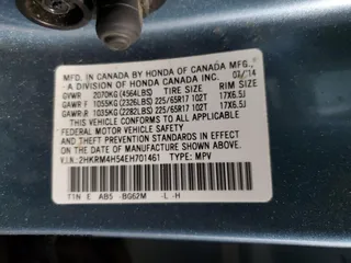2014 Honda CR-V EX z VIN 2HKRM4H54EH701461, wystawiony jako Copart lot #47177585 z przebiegiem 91 743 mil mil oraz Szkoda całkowita • Salvage title. Historia ofert i sprzedaży dostępna na DreamBid. Obrazek 13.