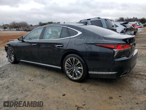 2020 Lexus LS with VIN JTHD51FF3L5012086, listed as a Copart auction lot 85118074 with 56,214 mi miles and Salvage Title. Bid and sale history available at carsss.com. Image 2.