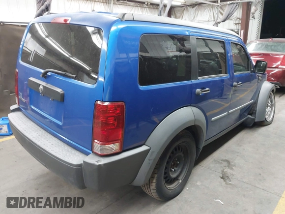 2007 Dodge Nitro SXT with VIN 1D8GT28K47W733488, listed as a IAAI auction lot 42021076 with 120,862 mi miles. Bid and sale history available at carsss.com. Image 4.