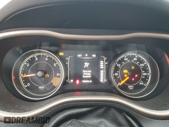 2015 Jeep Cherokee Latitude with VIN 1C4PJLCB9FW532301, listed as a Copart auction lot 52379335 with 153,845 mi miles and Salvage Title. Bid and sale history available at DreamBid. Image 9.