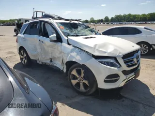 2018 Mercedes-Benz GLE 350 with VIN 4JGDA5HB3JB150235, listed as a Copart auction lot 57277985 with Not provided miles and Salvage title. Bid and sale history available at DreamBid. Image 4.