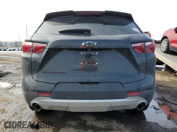 2020 Chevrolet Blazer LT with VIN 3GNKBHRS4LS623633, listed as a Copart auction lot 46491765 with Not provided miles and Salvage title. Bid and sale history available at DreamBid. Image 6.