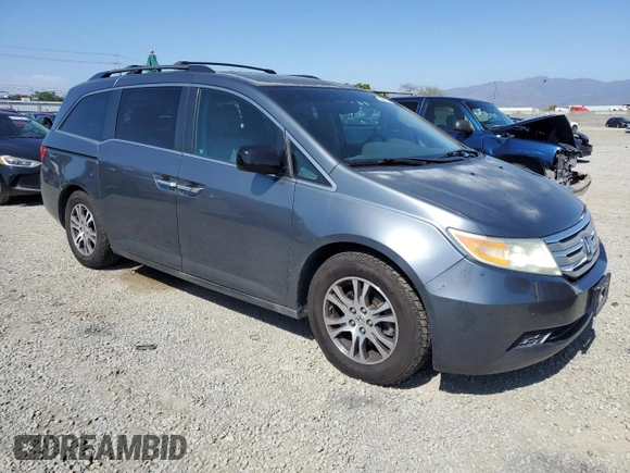 2011 Honda Odyssey EX-L with VIN 5FNRL5H65BB031687, listed as a Copart auction lot 55336975 with 175,648 mi miles and Clean Title. Bid and sale history available at carsss.com. Image 4.