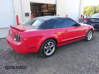 2005 Ford Mustang Deluxe with VIN 1ZVFT84N755233421, listed as a IAAI auction lot 42632466 with 202,825 mi miles and . Bid and sale history available at DreamBid. Image 4.