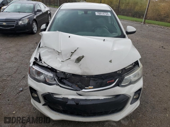 2017 Chevrolet Sonic LT z VIN 1G1JD6SHXH4102403, wystawiony jako Copart lot #78914734 z przebiegiem 152 055 mil mil oraz Nie do naprawy • Non repairable. Historia ofert i sprzedaży dostępna na DreamBid. Obrazek 5.