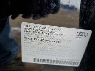 2013 Audi Q5 Prestige z VIN WA1WGAFPXDA088615, wystawiony jako Copart lot #44273695 z przebiegiem 65 601 mil mil oraz Szkoda całkowita • Salvage title. Historia ofert i sprzedaży dostępna na DreamBid. Obrazek 13.