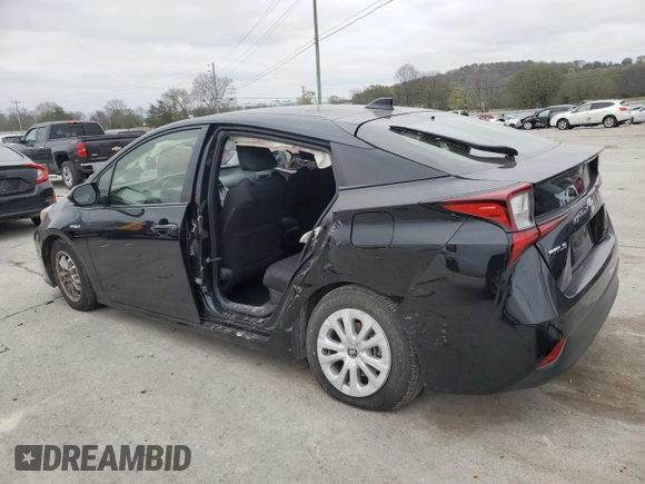 2022 Toyota Prius L Eco with VIN JTDKAMFU5N3180976, listed as a Copart auction lot 52612005 with 48,195 mi miles and Salvage title. Bid and sale history available at DreamBid. Image 2.