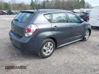 2009 Pontiac Vibe w/1SA with VIN 5Y2SL67859Z404323, listed as a IAAI auction lot 42172647 with 179,874 mi miles. Bid and sale history available at carsss.com. Image 4.