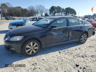 2010 Lexus GS 350 with VIN JTHCE1KS6A0026802, listed as a Copart auction lot 47419435 with 144,708 mi miles and Salvage Title. Bid and sale history available at DreamBid. Image 1.