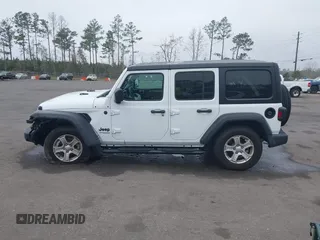 2022 Jeep Wrangler Unlimited Sport with VIN 1C4HJXDN2NW251041, listed as a IAAI auction lot 41558677 with 61,120 mi miles and . Bid and sale history available at DreamBid. Image 14.