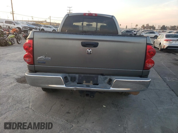 2008 Dodge Ram 2500 SLT with VIN 3D7KR28AX8G105617, listed as a Copart auction lot 82131614 with 160,487 mi miles and Salvage Title. Bid and sale history available at carsss.com. Image 6.