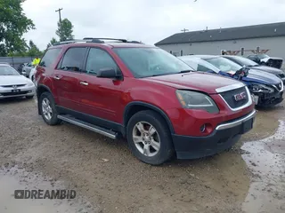 2010 GMC Acadia SL z VIN 1GKLRKED0AJ203402, wystawiony jako IAAI lot #42533309 z przebiegiem 166 201 mil mil oraz . Historia ofert i sprzedaży dostępna na DreamBid. Obrazek 1.