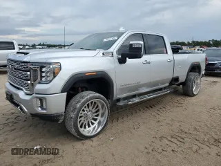 2020 GMC Sierra 3500HD Denali z VIN 1GT49WEY4LF182084, wystawiony jako Copart lot #78827434 z przebiegiem 79 045 mil mil oraz Tytuł czysty. Historia ofert i sprzedaży dostępna na DreamBid. Obrazek 1.