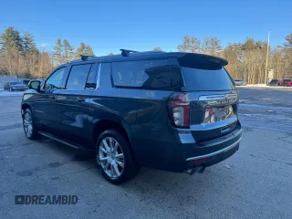 2021 Chevrolet Suburban High Country with VIN 1GNSKGKL6MR275612, listed as a Copart auction lot 54599495 with 136,158 mi miles and Clean Title. Bid and sale history available at carsss.com. Image 3.