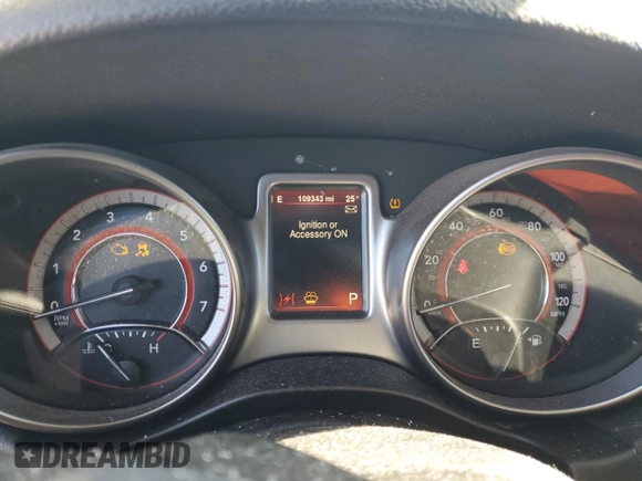 2016 Dodge Journey Crossroad z VIN 3C4PDCGG1GT195370, wystawiony jako Copart lot #45799965 z przebiegiem 109 343 mil mil oraz Szkoda całkowita • Salvage title. Historia ofert i sprzedaży dostępna na DreamBid. Obrazek 9.