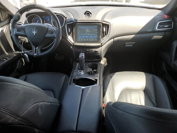 2019 Maserati Ghibli with VIN ZAM57XSA9K1322189, listed as a Copart auction lot 55374484 with 22,937 mi miles and Salvage Title. Bid and sale history available at carsss.com. Image 8.