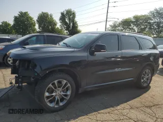 2019 Dodge Durango R/T with VIN 1C4SDJCT6KC663843, listed as a Copart auction lot 59000175 with 134,931 mi miles and Clean title. Bid and sale history available at DreamBid. Image 1.