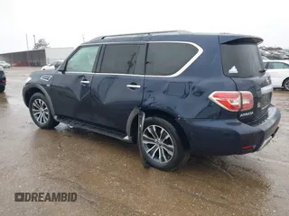 2020 Nissan Armada SL with VIN JN8AY2ND3L9110873, listed as a IAAI auction lot 41272945 with 109,968 mi miles. Bid and sale history available at carsss.com. Image 3.